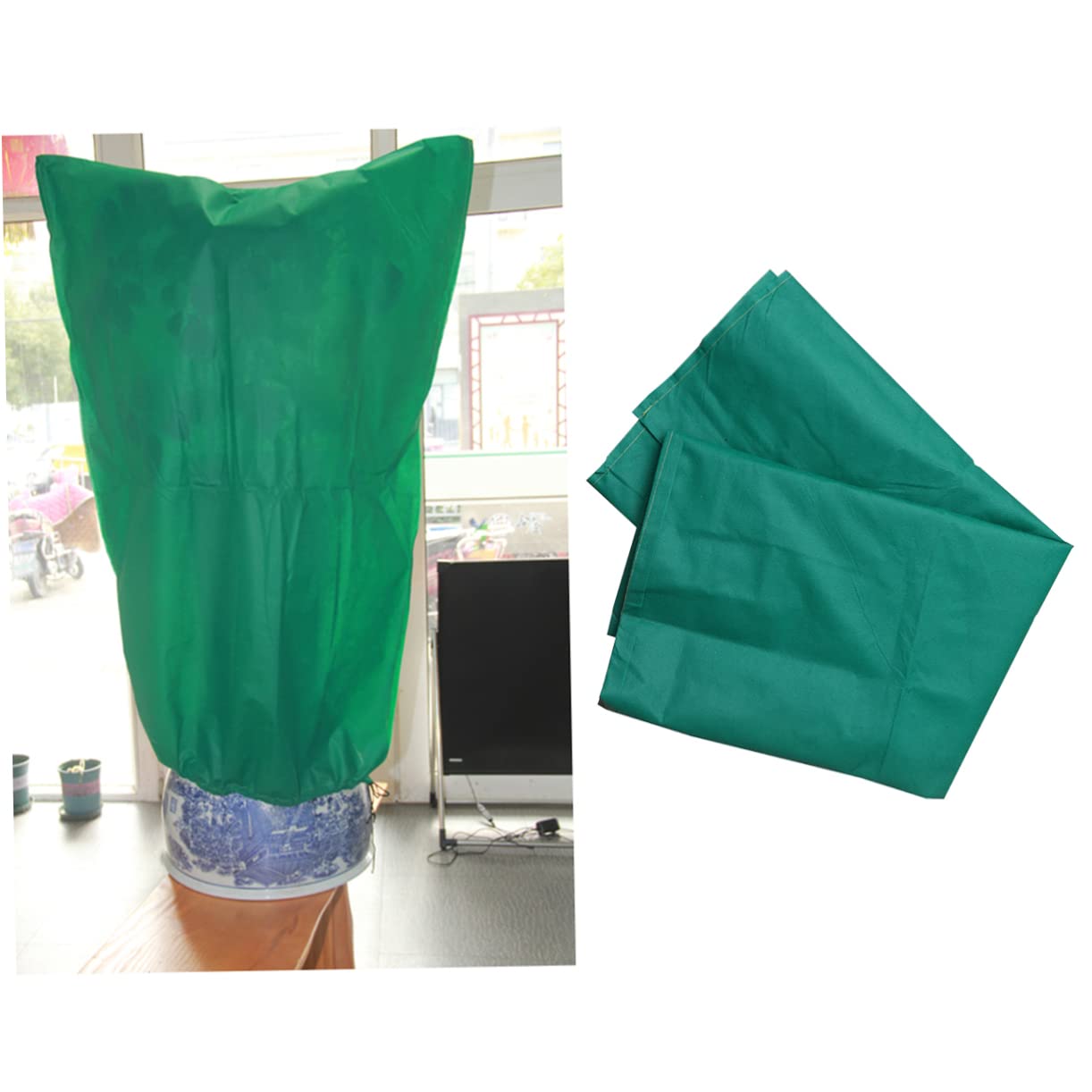 KESYOO Winter Tree Protective Cover Green Non Woven Plant Cover for Frost and Wind Protection Durable Gardening Shield for Saplings and More