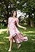 Scarlet Darkness Floral Dress Milkmaid Summer Sundress Cottagecore Corset Dress for Women Pink M