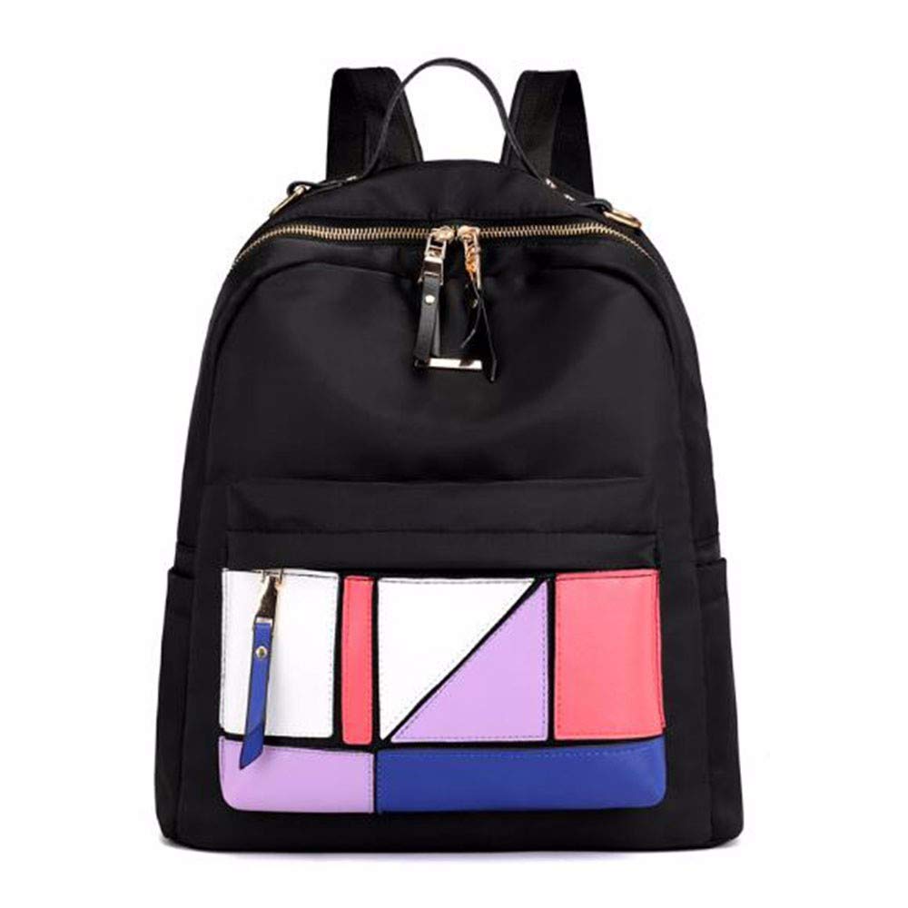 Sac à bandoulière nylon sauvage noir femmes filles sac école casual