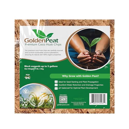 Bloque Comprimido de Chips de Coco 10lb Natural