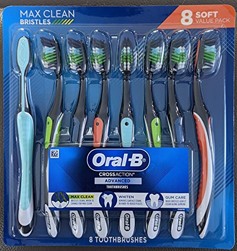 Oral-B Cross Action n Advanced Tooth brush With BACTE.GUARD Bristles-soft