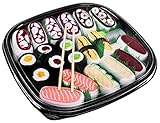 CALZINI UNICI E STRAORDINARI ­- I sushi socks sono gli unici in tutto il mondo. L'idea per i calzini che sembrano e che sono pacchieggiati come i sushi veri è stata nata parecchi anni fa nei testi dei giovani creativi che amano i sushi. Ogni calzino viene deposito in modo appropriato cosi come sembra questa delicatezza giapponesa. Se cerchi degli unici calzini, questi per te. I fan di sushi di calzini comici uniamoci!