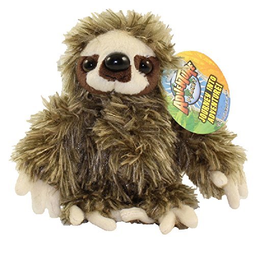 Adventure Planet Plush - BROWN SLOTH (6 inch) - //coolthings.us