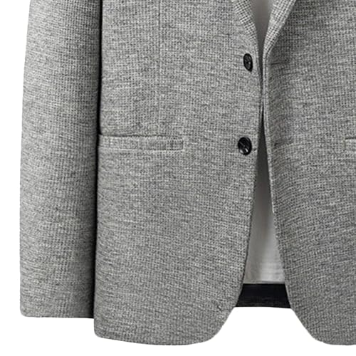 Blazer décontracté pour homme à coupe ajustée et 2 boutons - 4