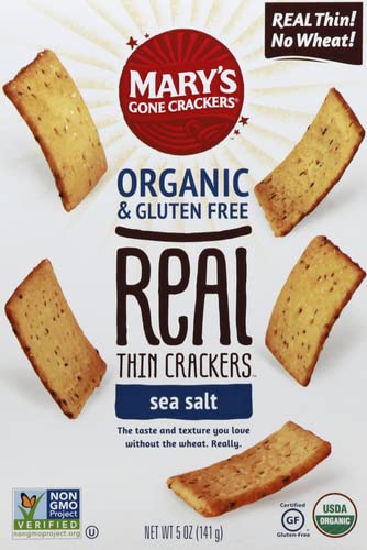 Mary's Gone Crackers Real Thin Crackers, Made With Real Organic Whole Ingredients, Gluten Free, 5 Ounce #TOP9