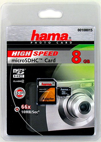 HAMA Hama Micro SD HC 8GB C4 + A/F
