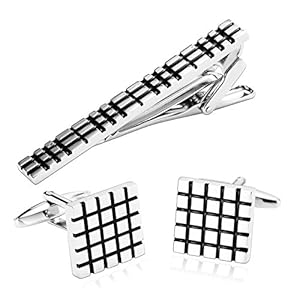 Beydodo manchetknopen vierkant, zwart