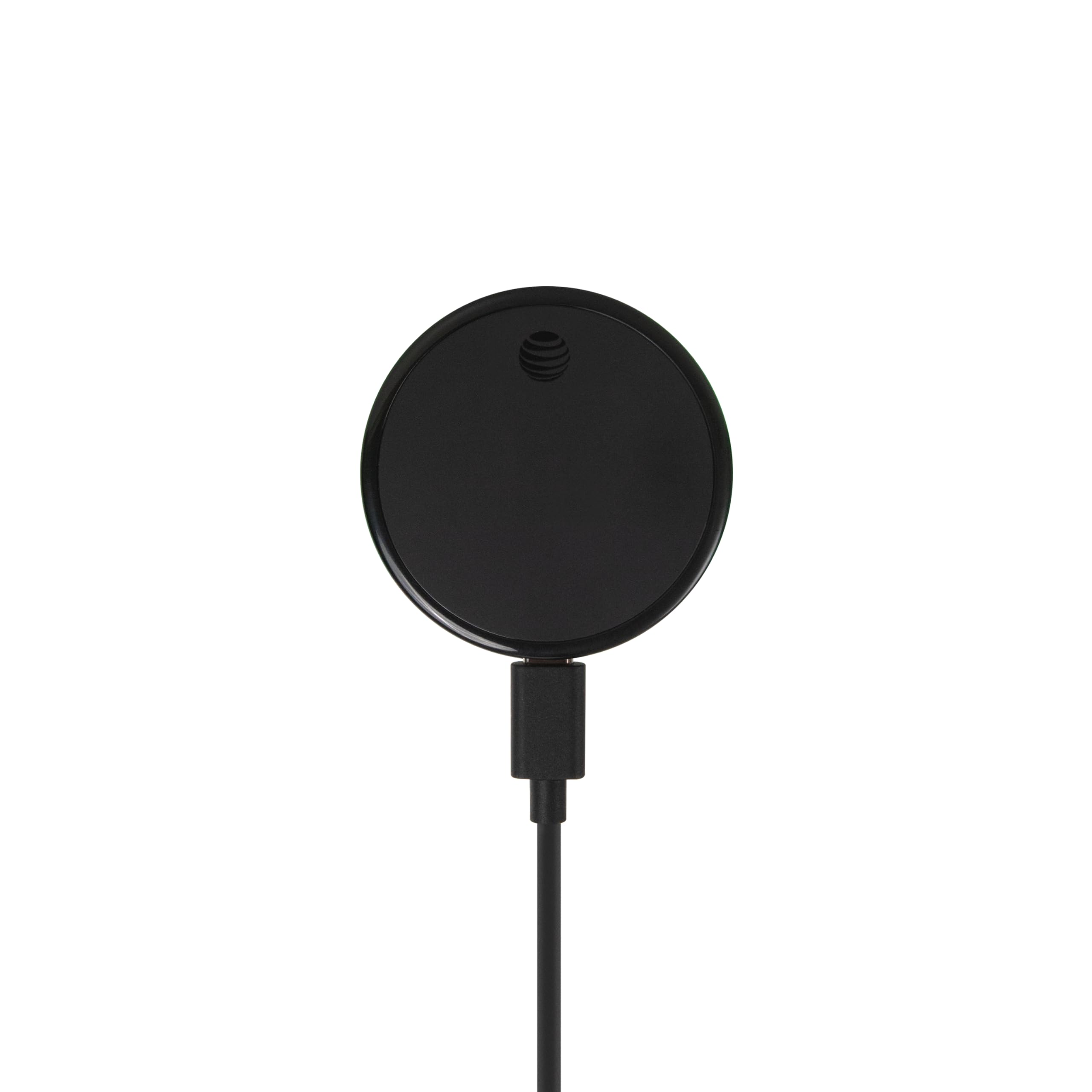 AT&T 25W Qi2 2 Pad di ricarica wireless magnetico costruito in cavo USB C | Rilevamento di oggetti estranei, allineamento magnetico, design compatto sottile, telefoni compatibili, comodino da scrivania