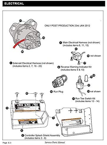 Dr.Acces Solenoide de carrinho de golfe para carrinho de golfe elétrico EZGO RXV, 48V 150A, 4 termin