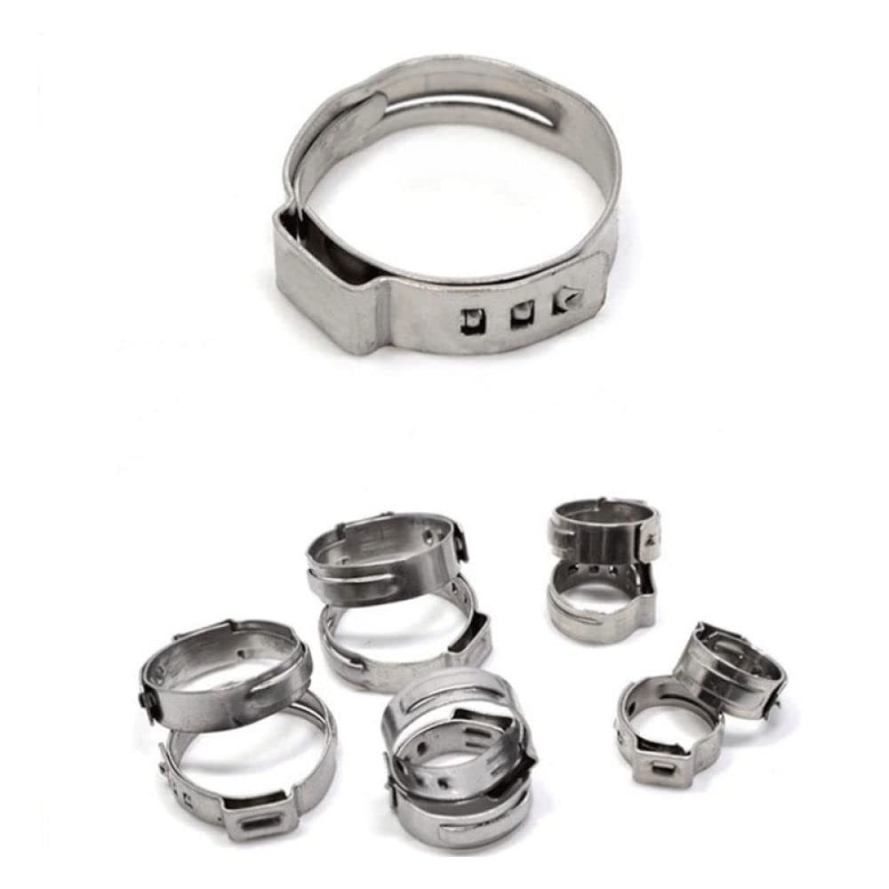 Oetiker 16700103 116mm Stainless Steel Stepless Ear Clamp (10)