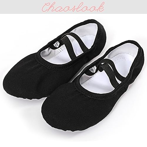 Canvas Ballet Dance Shoes Girls Womens Ballet Shoes Stretch Split Sole for Perform Dance Yoga4