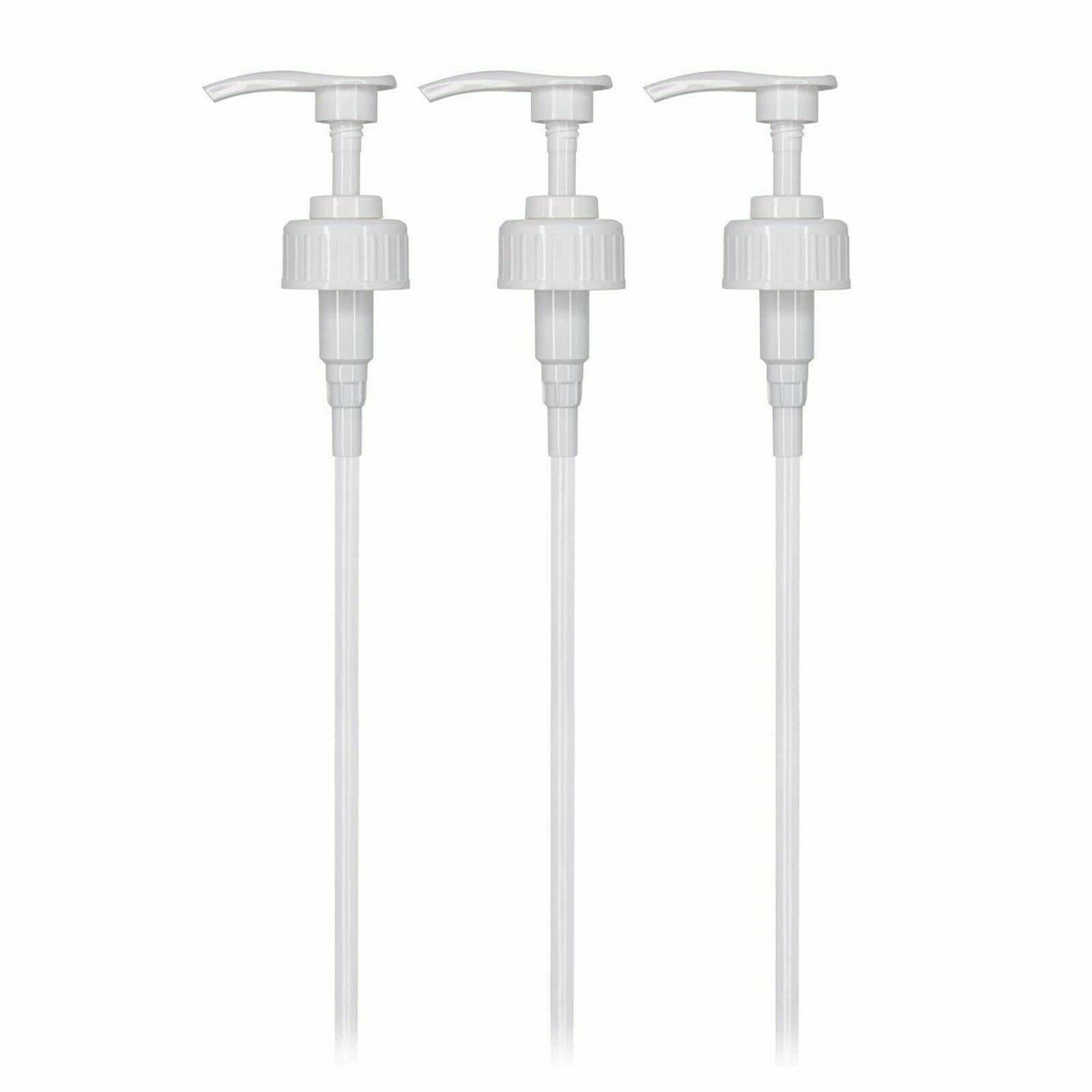 5 Litre Pump Dispenser 3 PACK Pelican Dispenser Pump for 5 Litre Container - 4ml Dose Ideal for Shampoo, Alcohol, Oils etc 38mm (3 PACK)