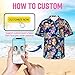 Custom Hawaiian Shirt for Men with Face Personalized Tropical Floral Shirts W/Pet BF Husband’s Photo Aloha Beach Flower Shirt