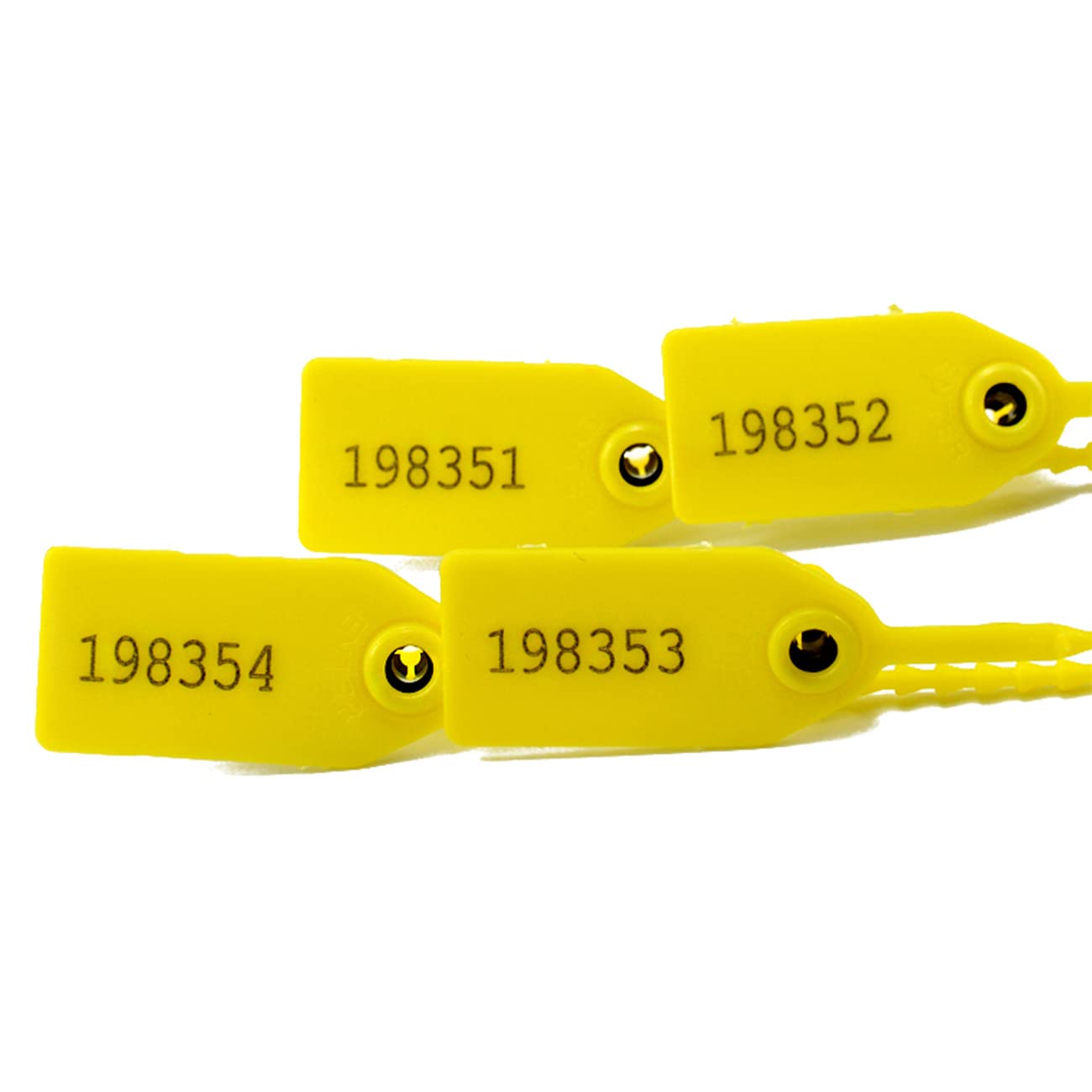 Plomba zabezpieczająca z zabezpieczeniem przed manipulacją Numerowane zawieszki Plastikowe krawaty Plomby 250 mm Jasnoniebieski 200 szt.(Black,100 PCS)