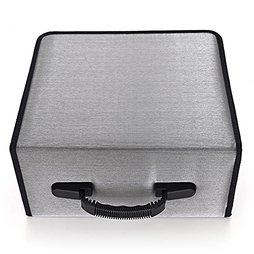 Alavisxf Xx Cd Case, 432 Capacity Dvd Case Holder, Heavy Duty Zipper Protective Movie Media Storage Organizer Binder Wallet For Car Home Office Travel (432 Capacity, Grey) #TOP4
