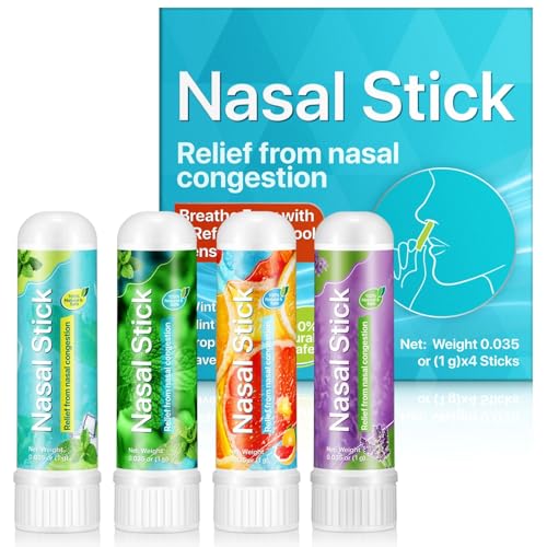 Nasal Stick 4 Pack- Portable Nasal Inhaler