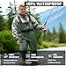 MOMODA 2-Ply Nylon/PVC Waterproof Chest Waders with Boots – Lightweight Fishing & Hunting Waders for Men and Women(M13/W15)