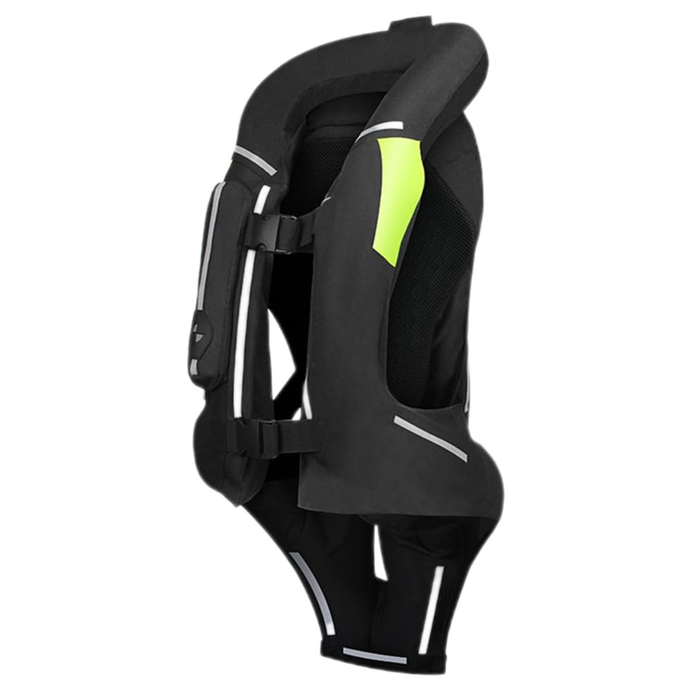 Gilet airbag Moto, Veste d'été pour Homme et Femme avec Bandes réfléchissantes airbag Motocross