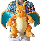 Pokemon 24' Jumbo Charizard Large Plush - Officially Licensed - Charmander Giant Evolution Figure - Authentic Pillow Stuffed Animal Toy Gift for Kids, Boys, Girls - 2+