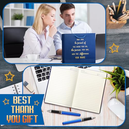 Honoson Employees Appreciation Gift Set for Men, New Employee Welcome to The Team Sets Notebook Pen and Tumbler May You Be Proud, Farewell Gifts for Coworkers(Blue) by Honoson - Used condition - Image 5