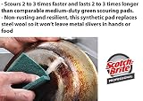 Scotch-Brite General Purpose Scouring Pads 105, Green, 4.5" x 6" Cleaning Scrub Pads (Pack of 40)