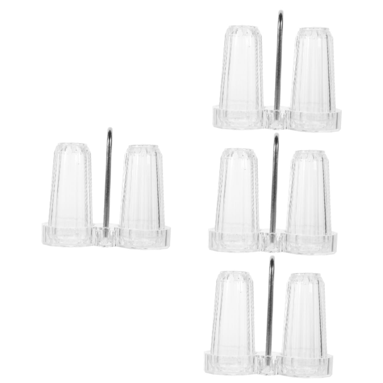 Distributeurs d'assaisonnement acrylique transparent Cabilock haute résistance
