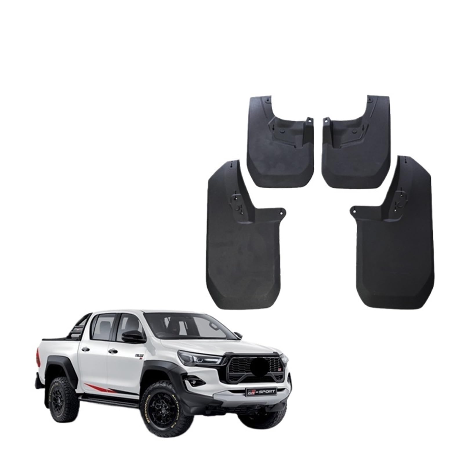 Guardabarros Delantero Y Trasero Para Toyota Tacoma Accorios De Coche Protecciu00f3n Contra