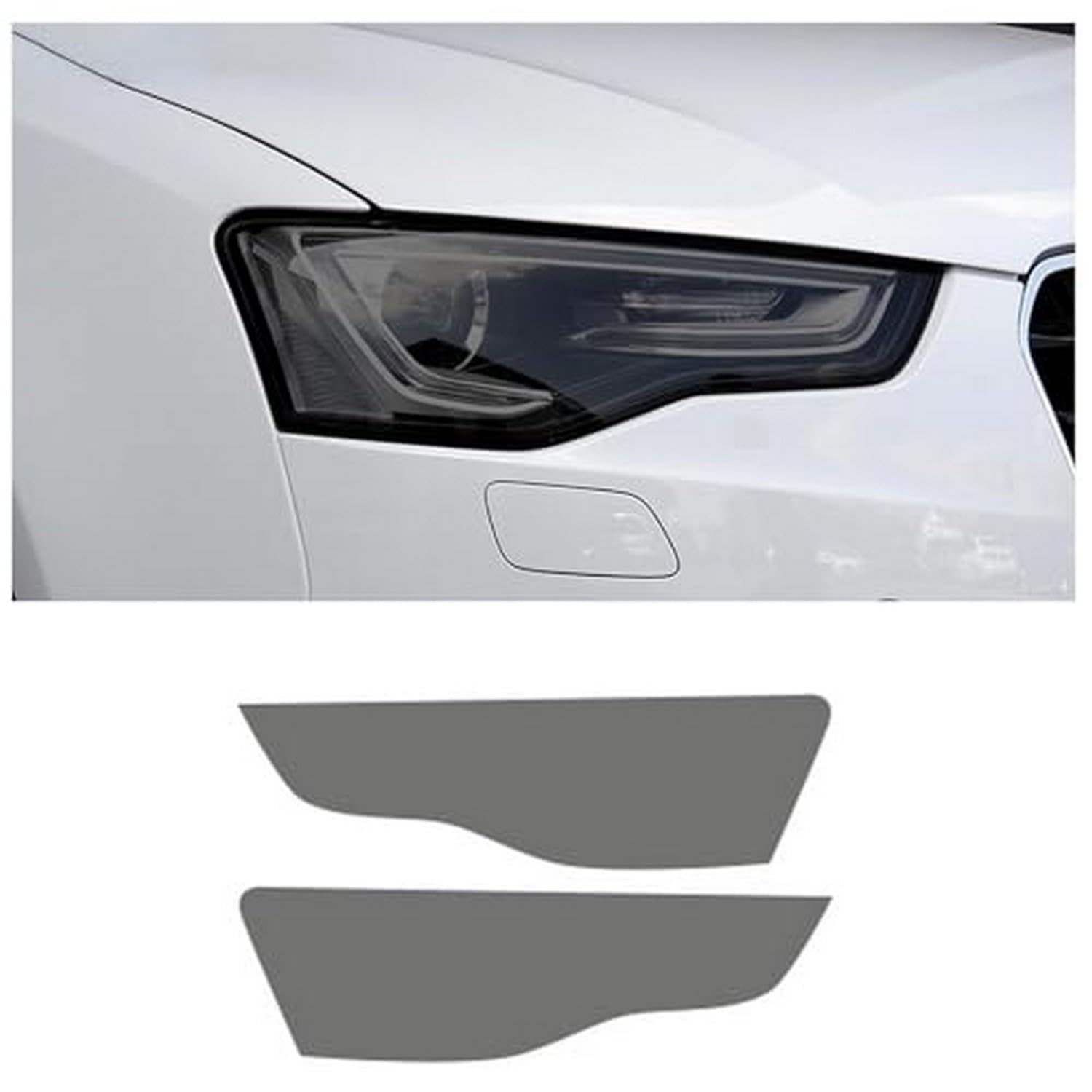 Film vinyle phare Audi A5 S5 RS5 protection optique voiture teinté noir fumé
