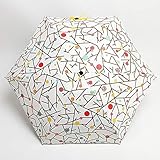 ☆Modernität: Kombinieren Sie mit den Charakteren, weich und dick, angenehm zu halten, es ist ein stilvoller, eleganter, romantischer tragbarer Regenschirm, der Ihnen eine fröhliche Stimmung und ein charmanteres und schöneres Temperament bringt!