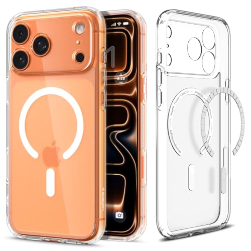 Image of Spigen Ultra Hybrid MagFit Back Cover Case Compatible with iPhone 17 Pro (TPU + Poly Carbonate | Frost White)