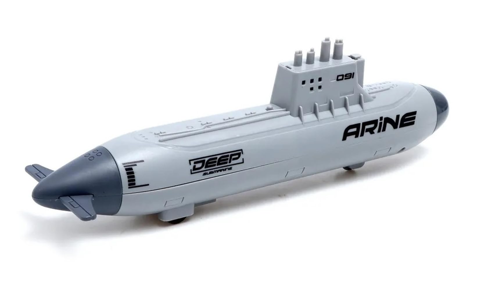Sous-Marin Jouet Tire Torpilles Submersible pour Enfants - Mouvement d'Embrayage, Shoot Missiles, U-Boat, Bataille Navale, Sous-Marine Militaire, Bateau