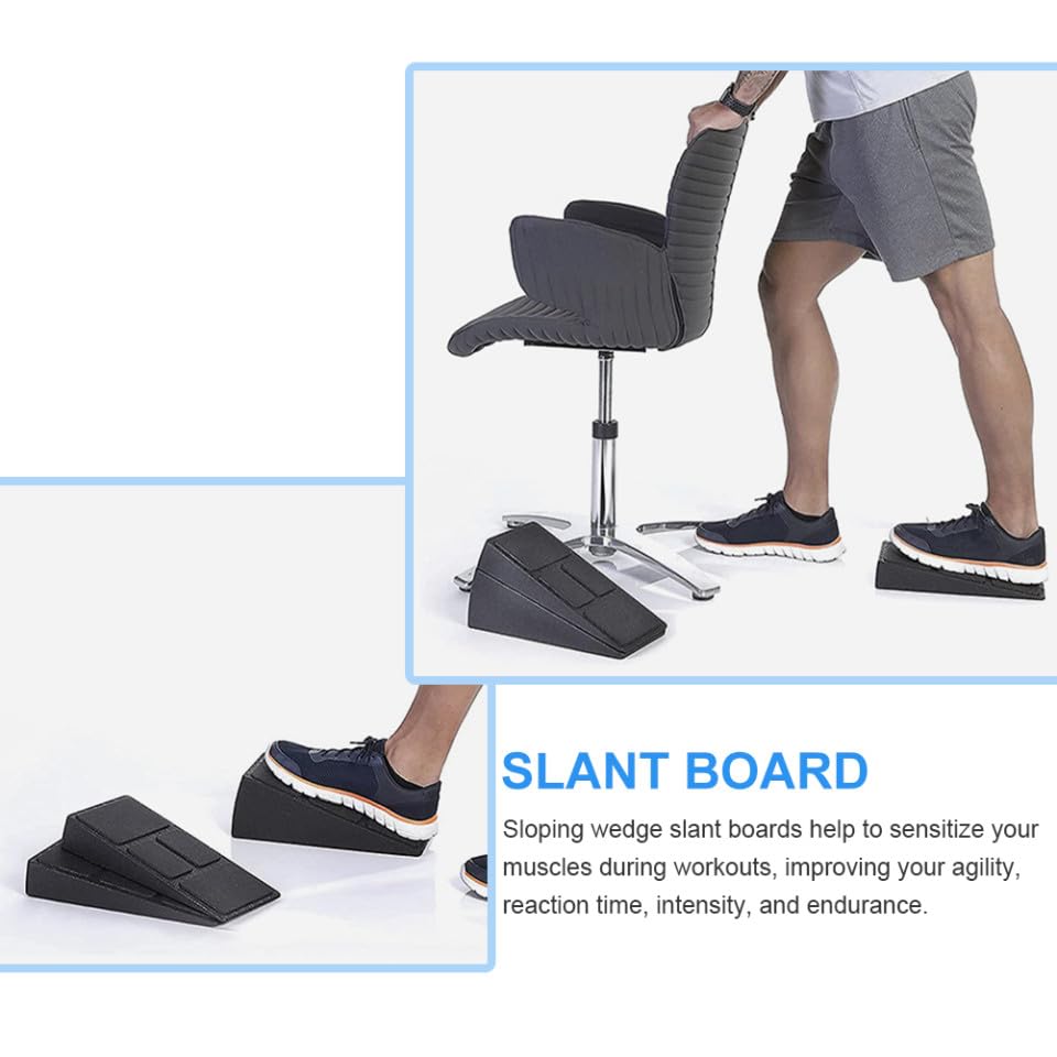 PartyKindom 3pcs Yoga Foot Mat Calf Stretcher miniatura 3