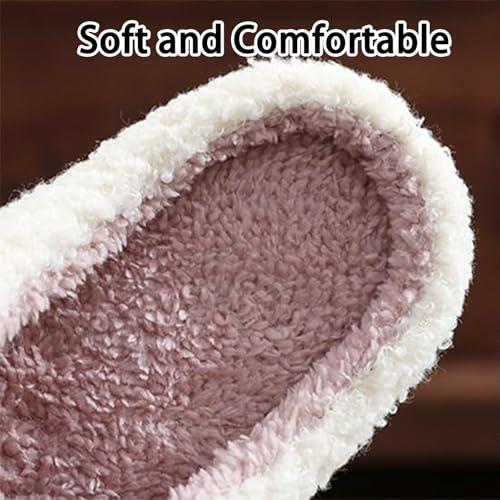 Slippers, Pug Slippers, Cute Dachshund Slippers, Unisex Cute Cartoon Dog Cat Slippers, Warm Plush Memory Foam Animal Indoor Slippers Fuzzy Home Shoes3