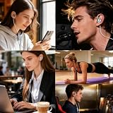 KZ ZS12 PRO 2 słuchawki douszne ze sterownikiem 5BA + 1DD, czysty dźwięk HiFi i wciągający bas. Przewodowe, idealne do gier, muzyków i audiofilów (srebrne bez mikrofonu)