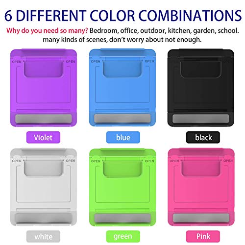 Yenie 6Pack Desktop Cell Phone Stand Holder, Portable Universal Desk Stand For All Mobile Smart Phone Tablet Display #TOP6