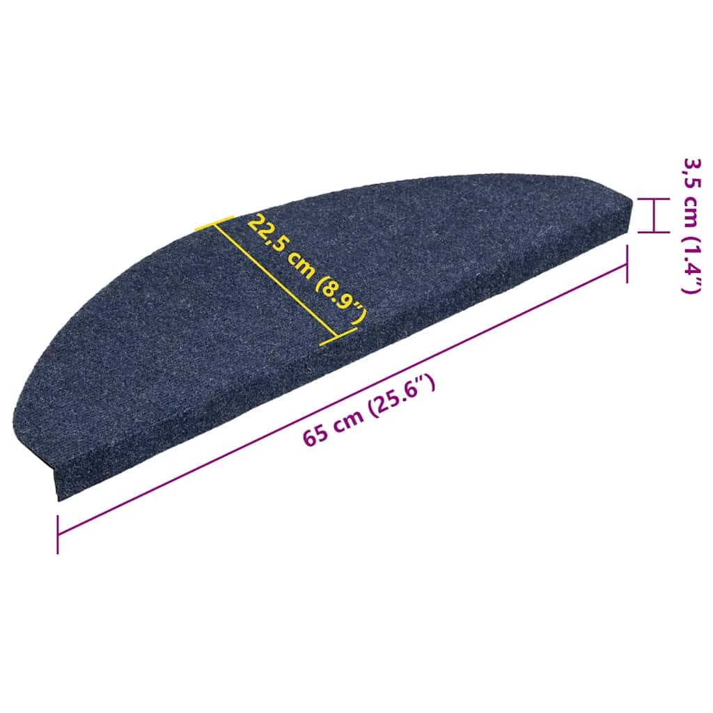 vidaXL Samoprzylepne nakładki na schody, 15 szt., 65x22,5x3,5 cm
