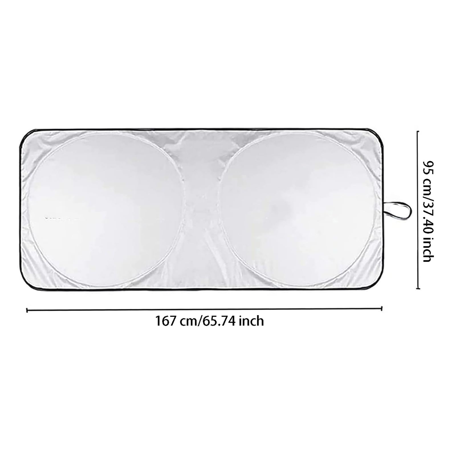 Parasole Termico Pieghevole Per Toyota 4Runner 2010-2023 – Protezione Solare Antiraggi UV – Copertura Anteriore Per Parabrezza – Bandiera Americana