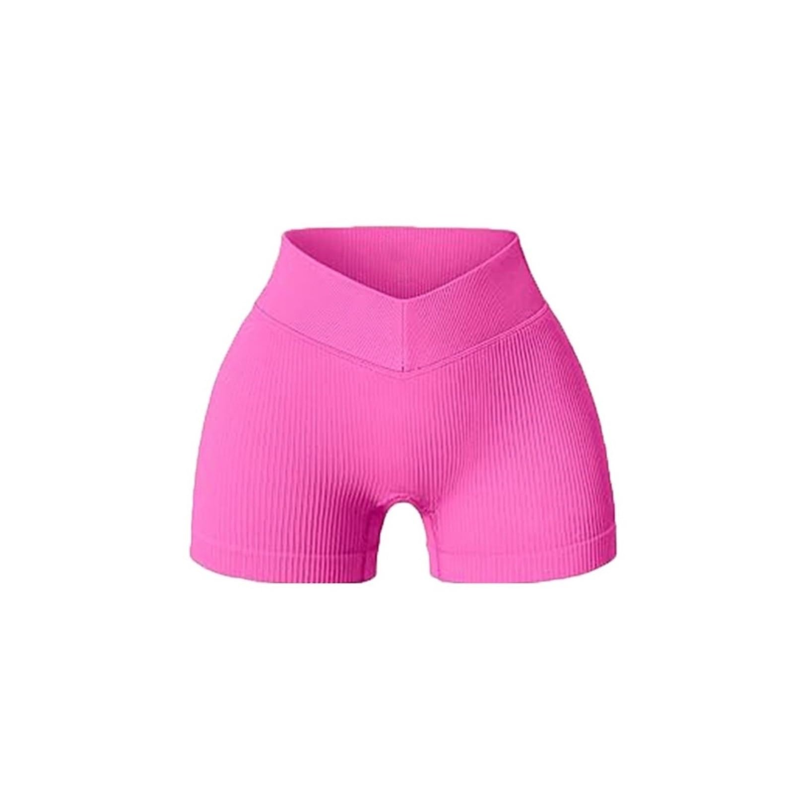 Generico Pantalones Cortos Deportivos de Cintura Alta for Mujer, Mallas for Correr y Gimnasio