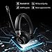Conambo Bluetooth Headset 5.0, Pro 24 Hrs Talktime Noise Cancelling Wireless Headset with Mute Button for Cell Phones Business Office Trucker-M91