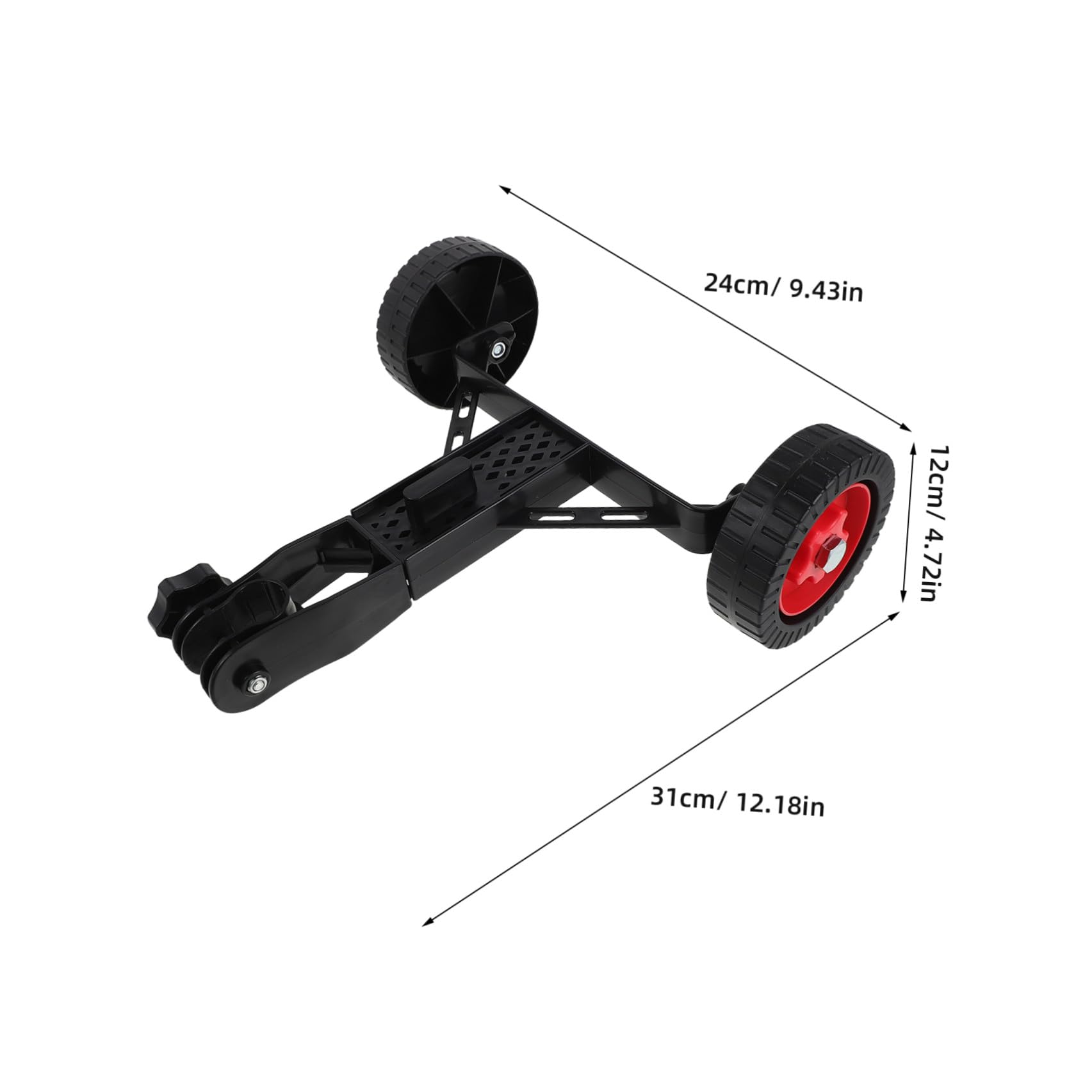 Toddmomy Rueda Auxiliar de Soporte de 26 Mm Accesorio Compatible para Desbrozadora Rueda Negra para Jardín para Manual Uso Exterior