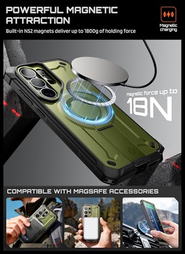Image of SUPCASE for Samsung Galaxy S26 Ultra Case with Stand (UB Pro Mag), [2 Front Frames] [Compatible with MagSafe] [Built-in Screen Protector & Belt-Clip] Protective Phone Case for Galaxy S26 Ultra, Guldan