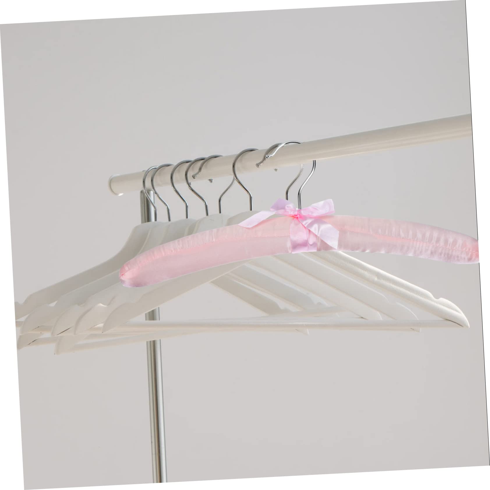 STOBAZA 5pcs Wedding Dress Wrap Hanger Cloth Rack Sponge Padded Hangers Wedding Hanger Wedding Dress Display Hanger Hangers Non Nonslip Hangers Coat Hangers Stainless Steel