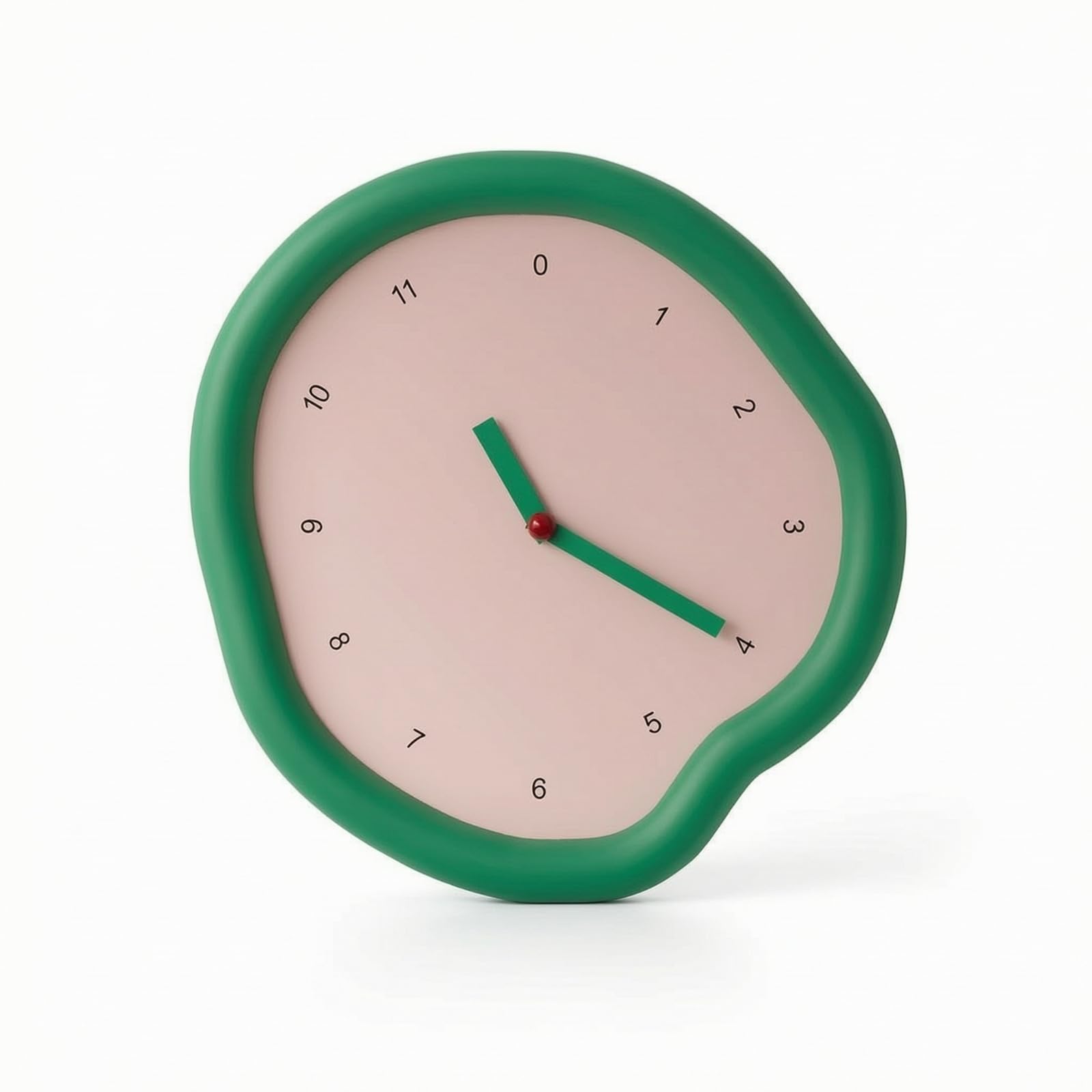 predolo Wanduhr Analoge Uhr Zeitmesser Wohnuhr Wanddekoration aus Holz Und Harz mit Geräuschlosem Mechanismus Und Deutlichen Ziffern für Wohnzimmer, C29-3B Ohne Stundenschlag, Geräuschloses Uhrwerk
