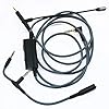 Boom Microphone Universal Volume for gaming PS4 Xbox One PC Laptop iphone Android phone to Sennheiser HD598 HD558 HD518 Audio-Technica ATH-M50x ATH-M40x ATH-M70x Headphone with 2.5mm jack(150CM-Black) #2