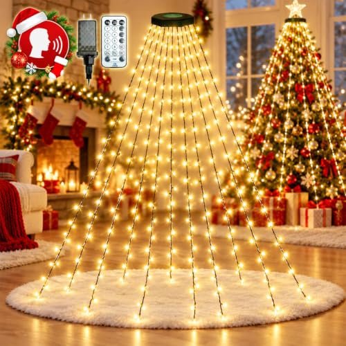 LORRYTE 448-LED Waterfall Christmas Tree Lights - 19.99 w/ Code + 50% Off Code DDL1S53X - image 1