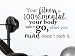 Your Fitness is 100% Mental Your Body Won't go Where Your Mind Doesn't Quote Wall Decal Sticker Nursery Vinyl Saying Lettering Wall Art Inspirational Sign Wall Decor