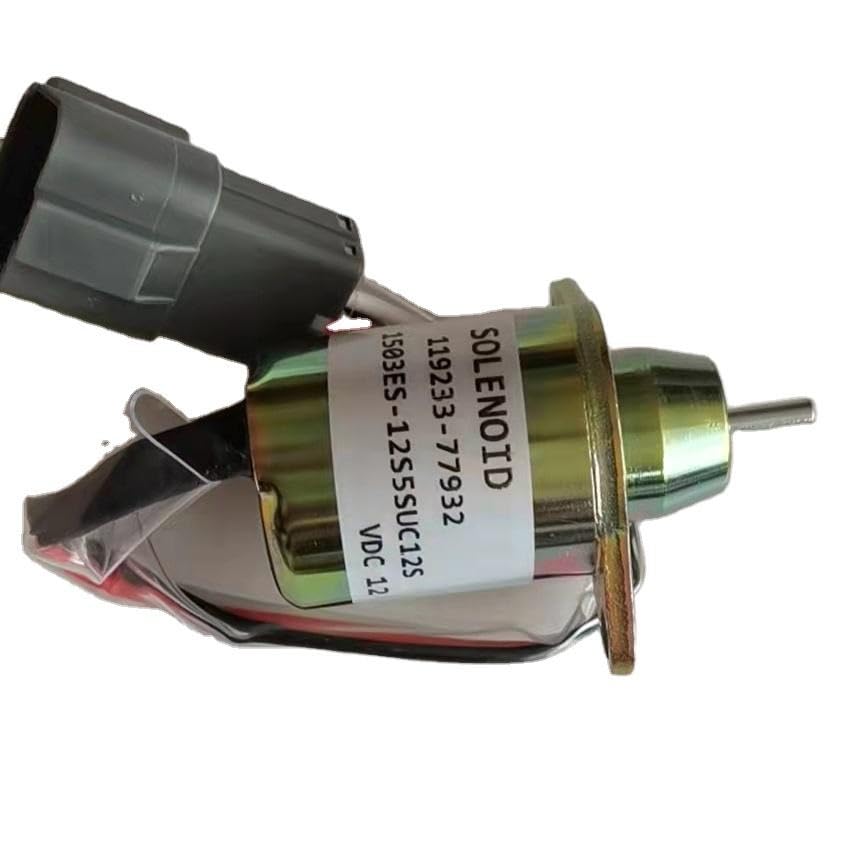 12V 119233-77932 Apagado De Combustible | Se adapta a Yanmar 3TNV88 19233-77931 for Woodward 1503ES-12S5SUC12S