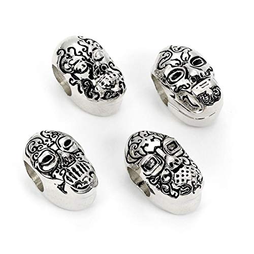 HARRY POTTER Set di 4 distanziatori per Maschere della Morte, Colore Argento, 62037