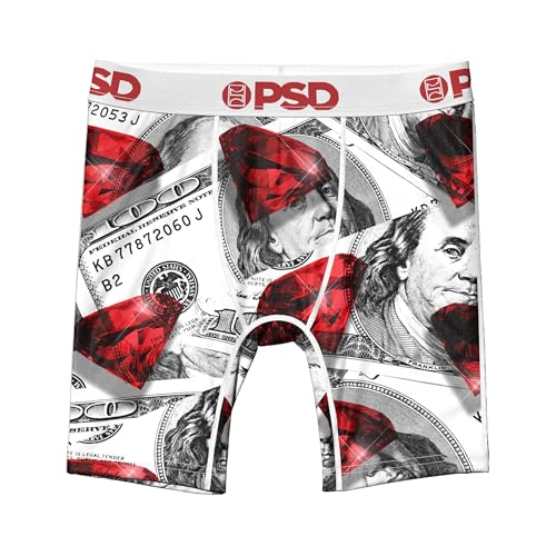 Image of PSD Youth Boys' Wealth Drip Boxer Brief 3-Pack, Multi, L