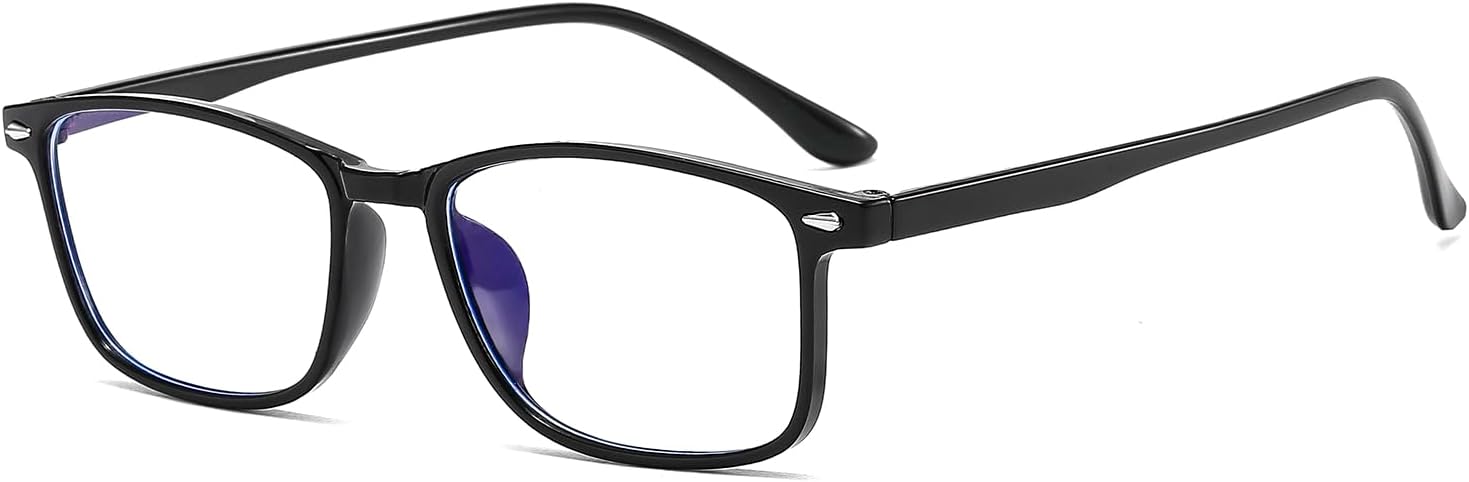 Blue Light Filter Distance Glasses Lightweight Myopia Glasses Fashion Myopia Glasses for Women Men Black -0.5 Dioptres